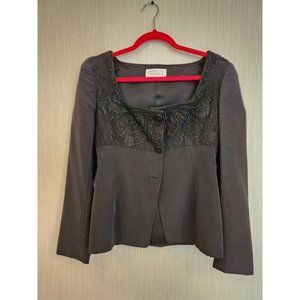 Badgley Mischka Beaded Black Jacket 6